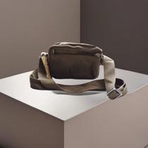 Bolsa Feminina Transversal Nylon para passeios tiracolo estilo Kipling 5 aberturas de ziper 22x15cm - 20172 Bolsa Feminina Transversal Nylon para passeios tiracolo estilo Kipling 5 aberturas de ziper 22x15cm - 20172