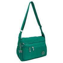 Bolsa Feminina Transversal Ombro Reforçada Resistente Casual Media Vários Bolsos Menino e Menina