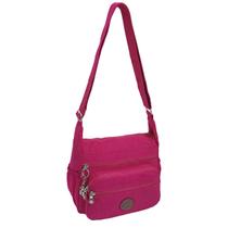 Bolsa Feminina Transversal Ombro Reforçada Resistente Casual Vários Bolsos Media Menino e Menina