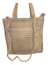 Bolsa Feminina Transversal Palha Sintética Média Moda Verão Bolsa Feminina Transversal Palha Sintética Média Moda Verão