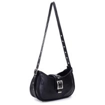 Bolsa Feminina Transversal Pequena Baguete Meia Lua Bolsa para Festa