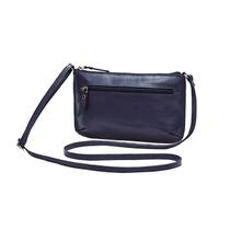Bolsa Feminina Transversal Pequena Compacta em Couro Legítimo Madamix MOD.B364