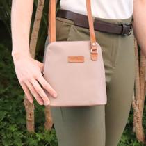 Bolsa Feminina Transversal Pequena Couro Legítimo