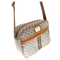 Bolsa feminina transversal pequena de ombro estampa premium