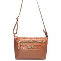 Bolsa Feminina Transversal Pequena em Couro Legitimo Road Seven Bolsa Feminina Transversal Pequena em Couro Legitimo Road Seven