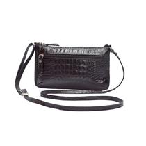 Bolsa Feminina Transversal Pequena Leve Compacta Couro Legítimo Madamix
