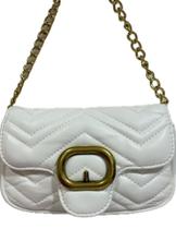 Bolsa Feminina Transversal Pequena Moda Estilo alça corrente