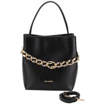 Bolsa Feminina Transversal Preta Via Marte B1-311 Bolsa Feminina Transversal Preta Via Marte B1-311