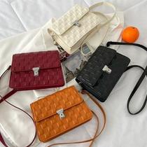 Bolsa Feminina Transversal Quadrada Pequena Com Rede