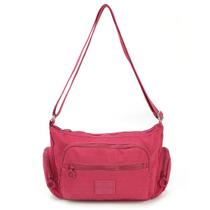 Bolsa Feminina Transversal Tactel Up4You Média Alça Lateral