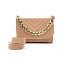 Bolsa Feminina Transversal Tiracolo Bordada De Mão Com Alça Removível