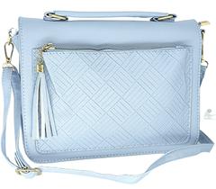 Bolsa feminina transversal tiracolo preta marrom grande luxo