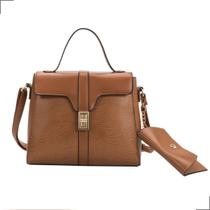 Bolsa Feminina Transversal Tiracolo Tote Média de material ecológico + Carteira Bolsa Feminina Transversal Tiracolo Tote Média de material ecológico + Carteira