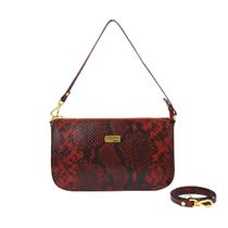 Bolsa Feminina Transversal Tiracolo Vermelha em Couro Pequena Social Casual Bolsas Femininas Madamix