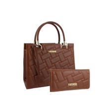 Bolsa Feminina Transversal Tote Grande Casual + Carteira Kit