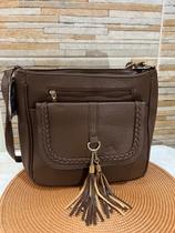 Bolsa feminina urban chic tassel marrom Bolsa feminina urban chic tassel marrom