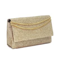 Bolsa Feminina Venuto Models Pequena Festa Brilho Alça Corrente Fina Casamento Festas