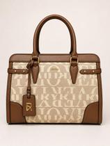 Bolsa Feminina Veryrio Grande Monograma Com Alça Transversal Premium