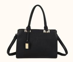 Bolsa Feminina Veryrio Média Elegante Alça de Ombro Cor: Bege