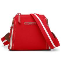 Bolsa Feminina Via Livre de Lona Transversal com Alça Média