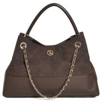 Bolsa Feminina Via Marte B1-332-01 Cor:Dark Brown
