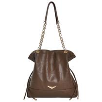 Bolsa Feminina Via Marte B1-338-01 Cor:Dark Brown