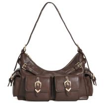 Bolsa Feminina Via Marte B1-346-01 Cor:Dark Brown
