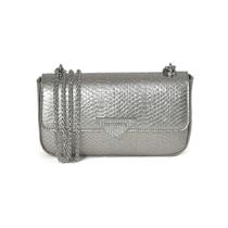 Bolsa Feminina Via Marte Crossbody Cristal Snake B1-163-01 Bolsa Feminina Via Marte Crossbody Cristal Snake B1-163-01