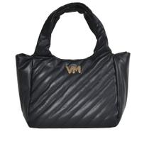 Bolsa Feminina Via Marte Shopping Bag Grande Preto