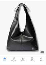 Bolsa Feminina Victoria's Secret All Black Ombro material ecológico Luxo Bolsa Feminina Victoria's Secret All Black Ombro material ecológico Luxo