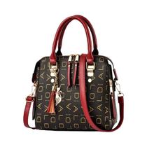 Bolsa Feminina Vintage de Couro PU - Bolsa Crossbody de Luxo com Alça Superior