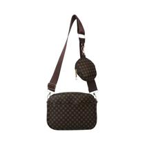 Bolsa Feminina Vintage De Couro PU Macio Crossbody Bolsa De Ombro Com Alça Fashion Bolsa Casual De