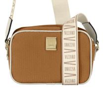 Bolsa Feminina Vizzano Tira Transversal Tecido Fashion Zíper