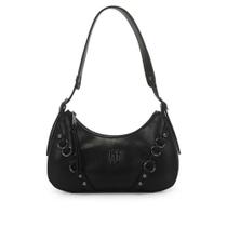 Bolsa Feminina WJ Baguete Média Fivelas Preto