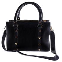 Bolsa Feminina Zariff Tote Luxo 151c Preto