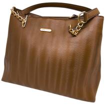 Bolsa Feminino Fechamento Ecler Corrente Decorativa Chenson