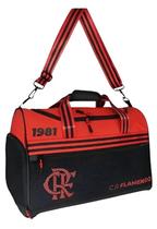 Bolsa Flamengo Mala Meia Viagem Academia Camping Original Vermelho Flamengo 1981