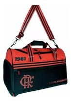 Bolsa Flamengo Meia Viagem Preta Com Dourado - Clio