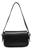 Bolsa Flap Ondulado Design Minimalista Tiracolo Ombro Bolsa Flap Ondulado Design Minimalista Tiracolo Ombro