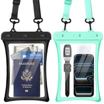 Bolsa Flutuante Impermeável para Celular CACOE 2 Unidades Até 10" Bolsa Flutuante Impermeável para Celular CACOE 2 Unidades Até 10"