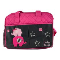 Bolsa Focus Para Bebês Estampada Com Alça e Trocador Bolsa Focus Para Bebês Estampada Com Alça e Trocador