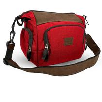 Bolsa Fotográfica De Ombro Tiracolo Stout Acolchoada Com Divisórias VERMELHO MACEIO