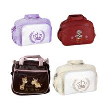 Bolsa Frasqueira Pequena Maternidade Impermeável Meninas Mamãe Bebê Multifunções Pequena Com Alças