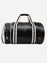 Bolsa Fred Perry Masculina Classic Barrel Off-White/Preta