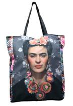 Bolsa Frida Colar Sacola Ecobag Lateral Floral