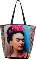 Bolsa Frida Kahlo Sacola Ecobag Lateral Floral - DB
