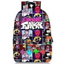 Bolsa Friday Night Funkin Series, mochila diária com estampa Bolsa Friday Night Funkin Series, mochila diária com estampa
