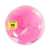 Bolsa Gel Redonda Rosa 9cm de Diâmetro Frio e Quente (10 uni) Bolsa Gel Redonda Rosa 9cm de Diâmetro Frio e Quente (10 uni)