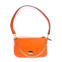 Bolsa gloss papaya alça correntes