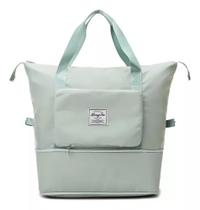 Bolsa Grande Compartimento Extra Viagem Dobrável Prova Água